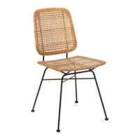 Ratanová židle v originálním designu